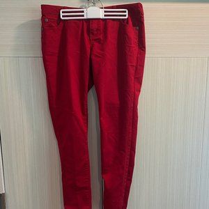 Revolution by Ricki's skinny pant in RED